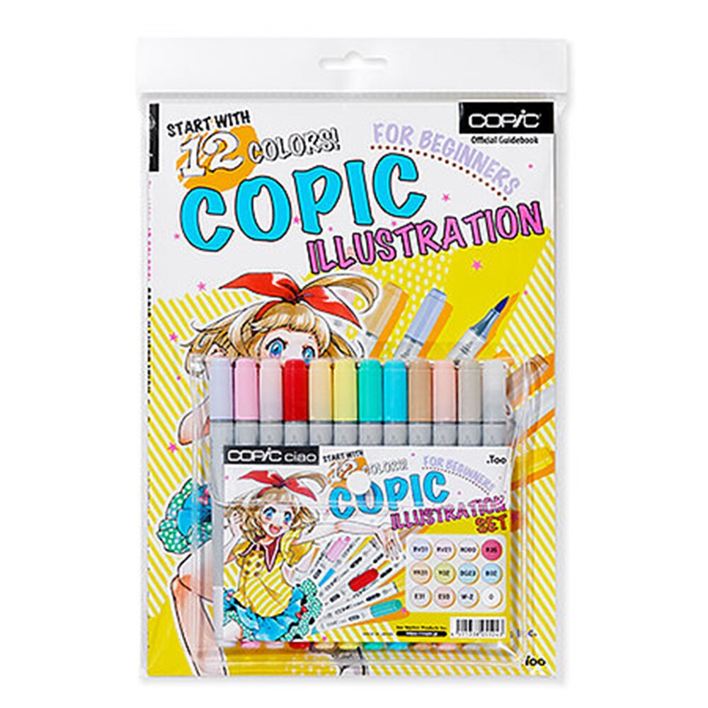 Copic, Marker Set, Art & School, Ciao, Illustration Bundle, 499227
